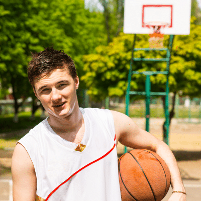 Invisalign for student athletes 11 Student athlete holding basketball