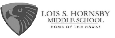 Lois-s-hornsby-middle-school-dark-gray Lois s. Hornsby middle school logo