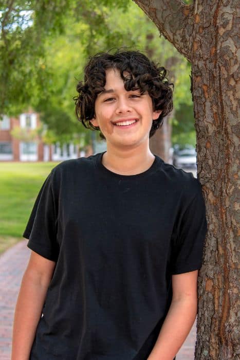 Smiling patient portrait Lightforce braces