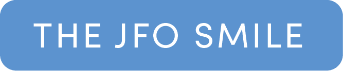 Joosse family orthodontics | invisalign provider | board certified orthodontist | willamsburg, va 5 Blue rounded button with white text that says “the jfo smile. ”