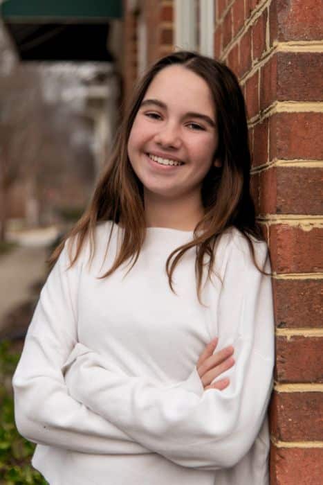 Sofia smiling at joosse family orthodontics in toano, va